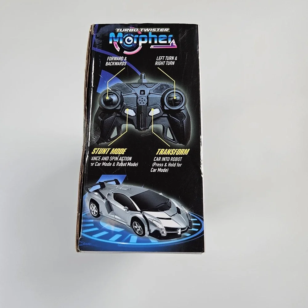 NEW Remote Control Transformer Car Silver‎ Mindscope products Turbo Robot